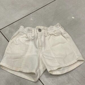 Kids Andorine White Jean Shorts